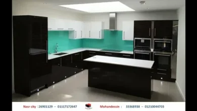 تصميم مطبخ الومينيوم صغير بالرياض