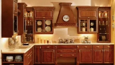 مطبخ خشب المنيوم بالرياض